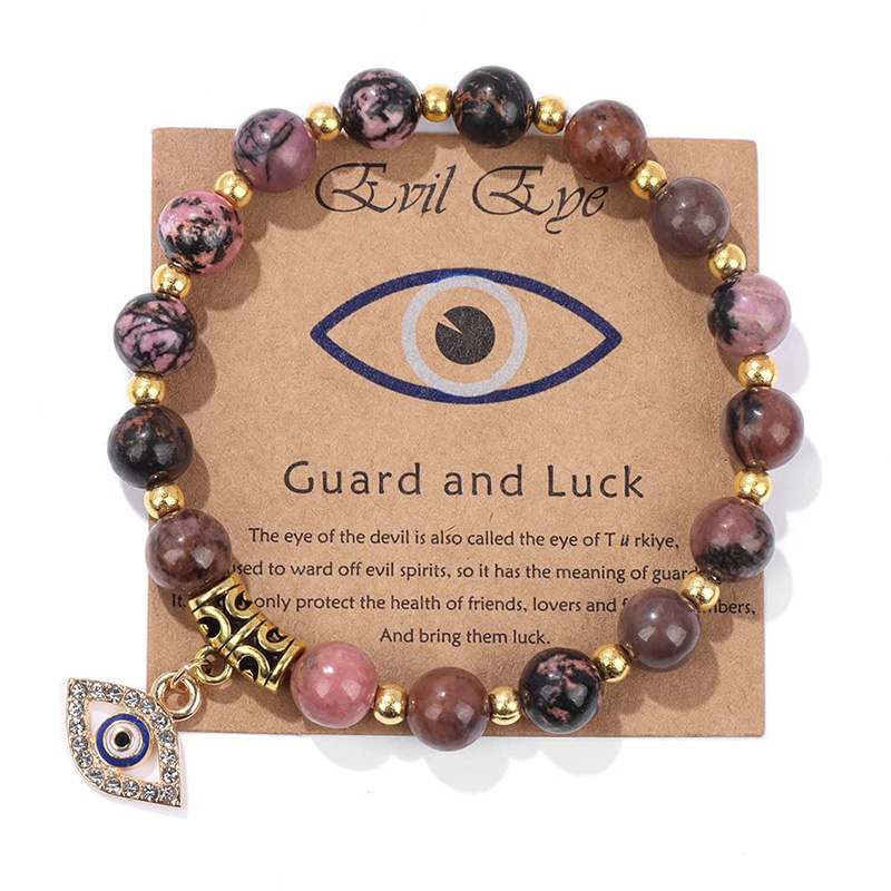 Hongde Duivel\\\'s Eye Guardian Armband Natuursteen Armband